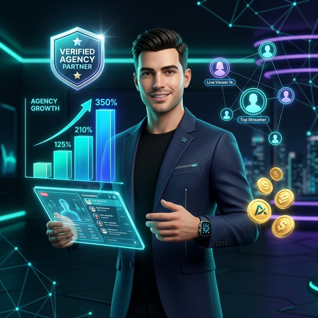 Niki Live Official Agency Management Dashboard and Guide Illustration